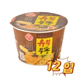 오뚜기 유부우동(용기) 100g 12입