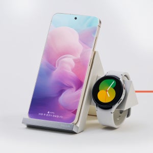 솔루엠 듀오 2in1 고속 무선 충전기 스탠드 갤럭시 워치 전용