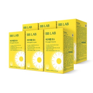 비비랩 차주영 파인애플 효소 브로멜라인 30포, 6개