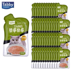 테비토퍼 쮸루쮸루 고양이 간식 추르 타우린, 30g, 48개