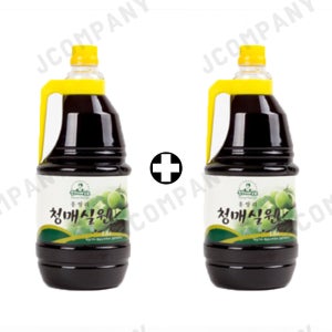 홍쌍리 청매실원 1.800ml 대용량 매실청 안심용기 1+1 2병