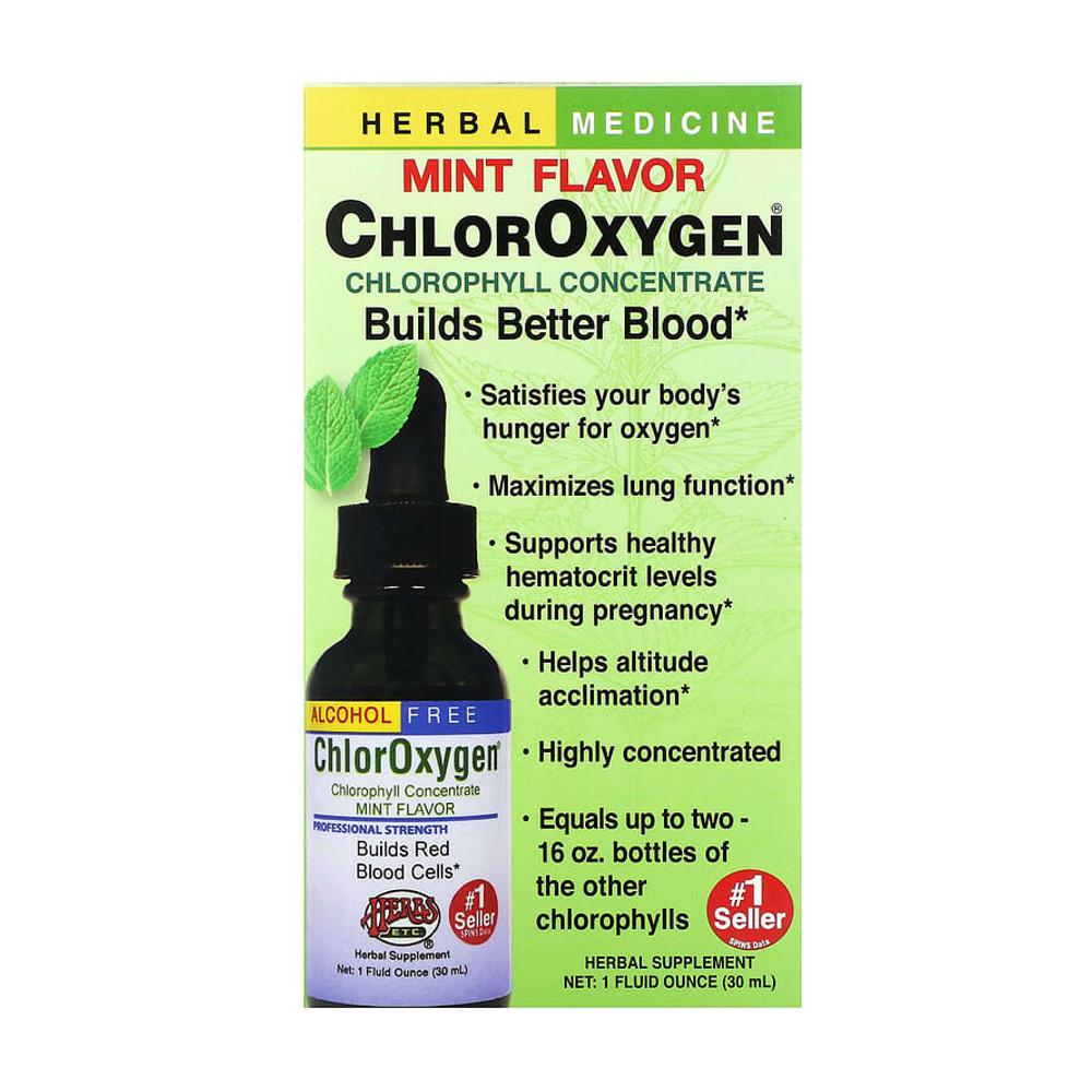 Herbs Etc <b>ChlorOxygen</b> 클로로필 민트 30 ml