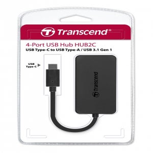 트랜센드 4포트 USB 3.0 Type C 허브 (HUB2C)