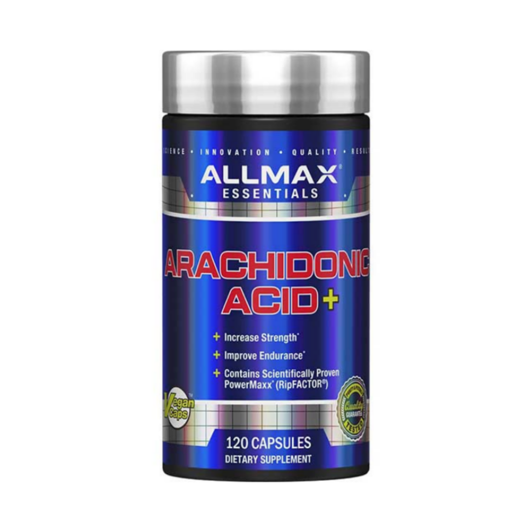 ALLMAX 아라키돈산, <b>불포화지방</b>, 근육통, 콜레스테롤 감소 플라스타글란딘