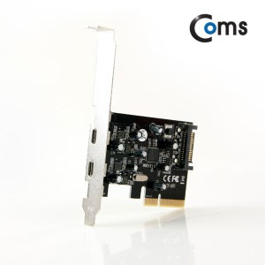 [SW813] Coms USB 3.1 카드(Type C), 2포트/ PCI-E 배속