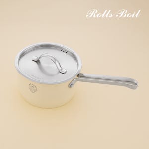 롤스보일 세라믹 인덕션 라면 냄비 16cm 편수 국산 스텐304
