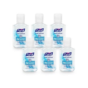 퓨렐 3155-04-EC 여행용 손 소독제 클린 향 59ml 6팩 Purell Advanced Hand Sanitizer Refreshing Gel