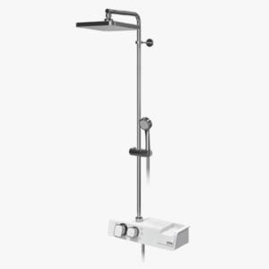 선반형 해바라기 레인 샤워기 화이트 샤워수전 욕실 욕조 스마트 필선