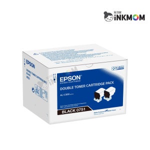 S050751 (엡손 0751) 검정 (더블팩) 정품토너 Aculaser AL-C300N