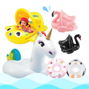 버키 안전한 보행기튜브 아기튜브 물놀이튜브 넥튜브 그늘막튜브