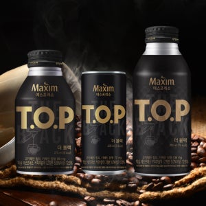 티오피 커피 더블랙 200ml 275ml 380ml 12개 캔커피 음료수 TOP 편의점