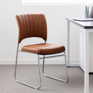 리벳 홈오피스 가죽 철제 디자인 인테리어 카페 의자