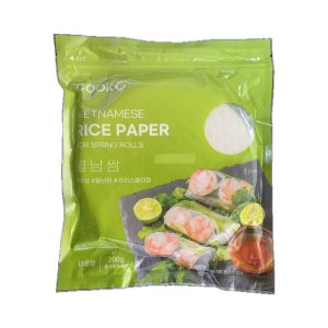 쿡샵 월남쌈 라이스페이퍼 원형 200g