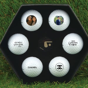 4구 커스텀 선물 세트 타이틀리스트 골프공 PRO V1 홀인원 이글 기념볼 기념품 제작 생일 퇴직 어버이날 각인 인쇄 주문 3피스
