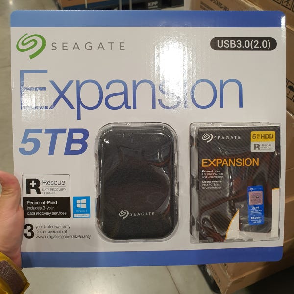 코스트코 SEAGATE 씨게이트 외장 하드 5TB 재고보유