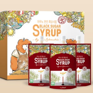 아우노 흑당시럽 3개세트 유기농 요리당 꿀 올리고당 대체