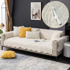 사계절 넓은 소파매트 순면 깔개 카우치 방수 토퍼 돌 쇼파패드 6번 3인용 70x210