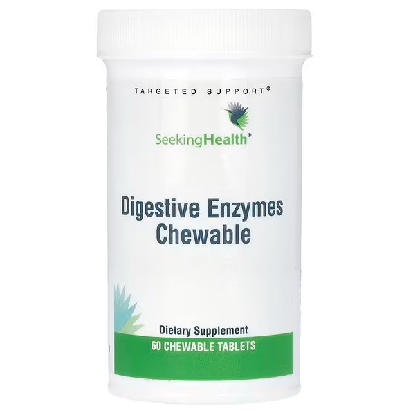 시킹 헬스 Seeking Health 소화 효소 츄어블 츄어블정 60정
