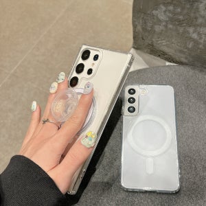 갤럭시 신작 아크릴 폰 S23 S22 프리미엄 맥세이프 자석 무선 마그네틱 케이스 폰케이스