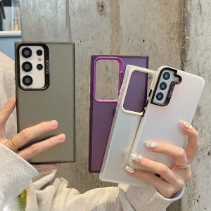 갤럭시 퀀텀4 방지 고급 하드 A72 A53 A13 남자 FE 벚꽃 가루 폰케이스