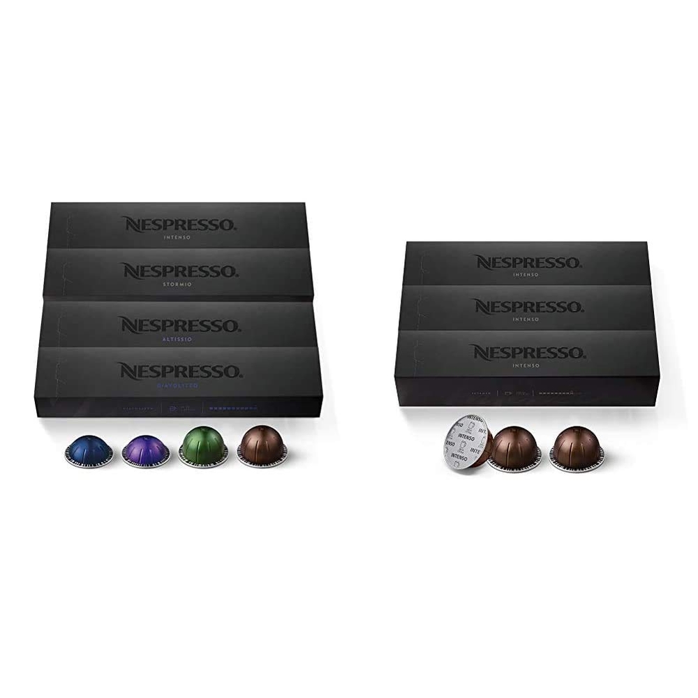 네스프레소커피캡슐 버츄오 다크 버라이어티 40개 인텐소 다크 30개