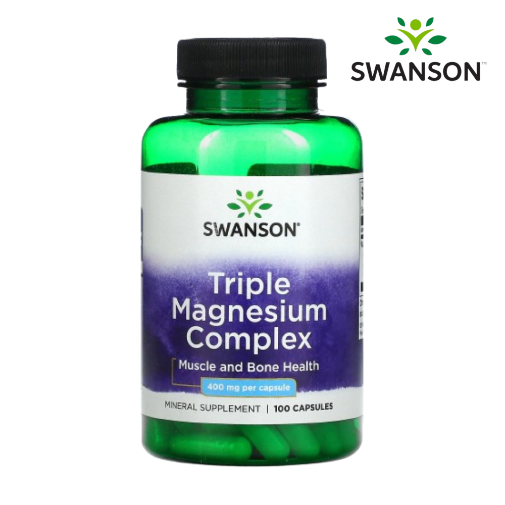 스완슨 트리플 <b>마그네슘 컴플렉스</b> 400mg 100캡슐 마그네슘 옥사이드