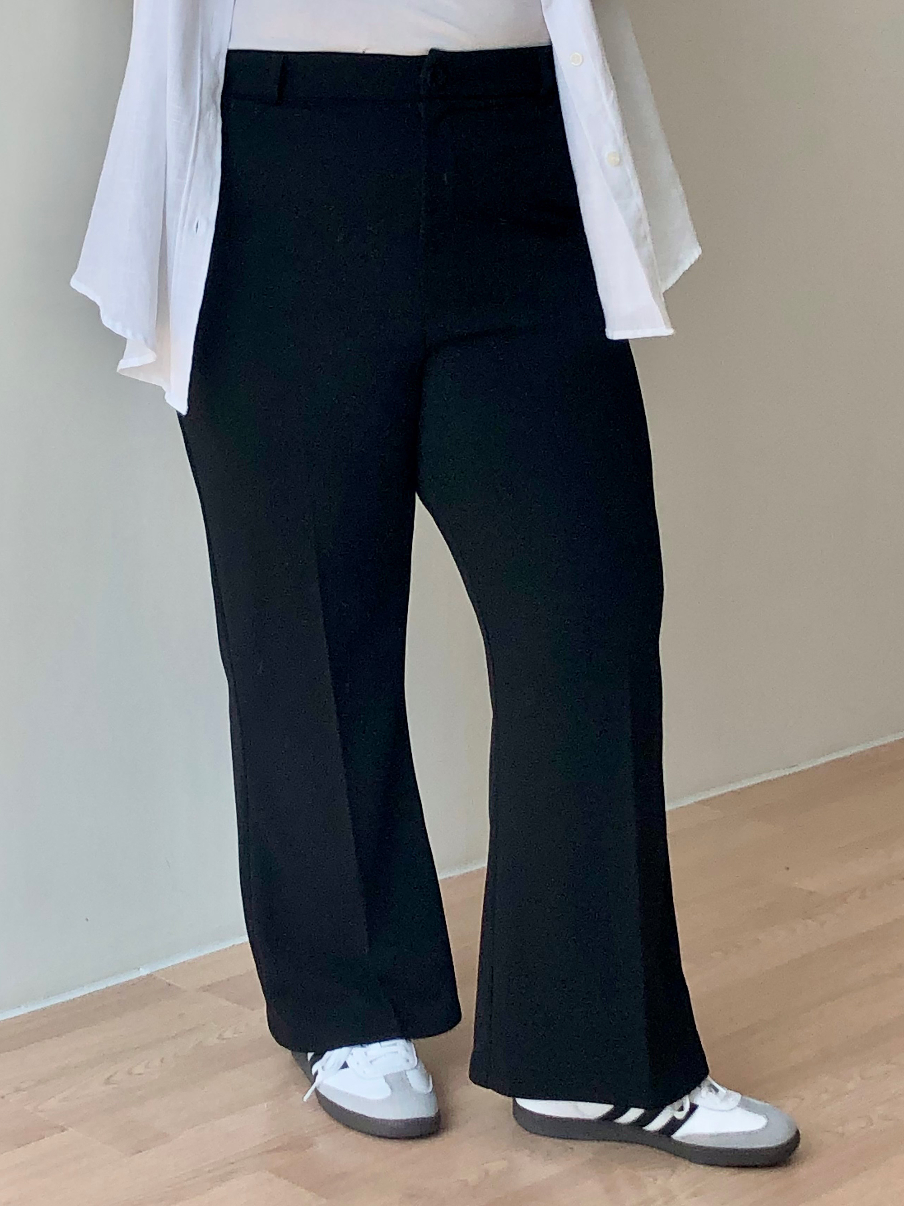 S-4XL 빅사이즈 젤리부츠컷슬랙스 사방스판슬랙스