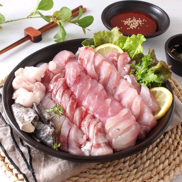 신안 자연산 민어 민어회 450g 제철 부레 택배