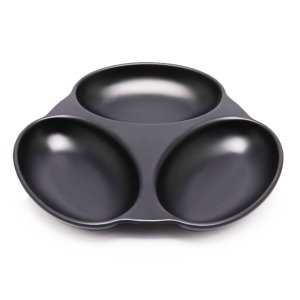EADER 이더 멜라민 먹토 옹기 TG-허브삼절 TG-5758 업소용 세칸 그릇 접시