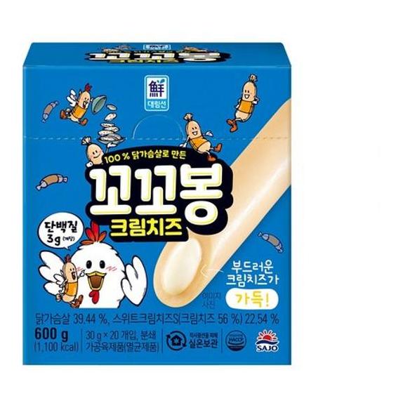 꼬꼬봉 크림치즈 600g*12개