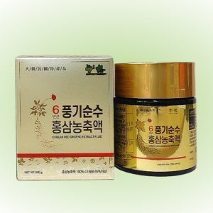 6년근 풍기순수 홍삼농축액 600g 부모님선물 피곤하고 체력이 딸릴때 진한 홍삼정