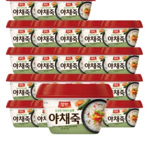 양반 야채 즉석죽, 287.5g, 24개