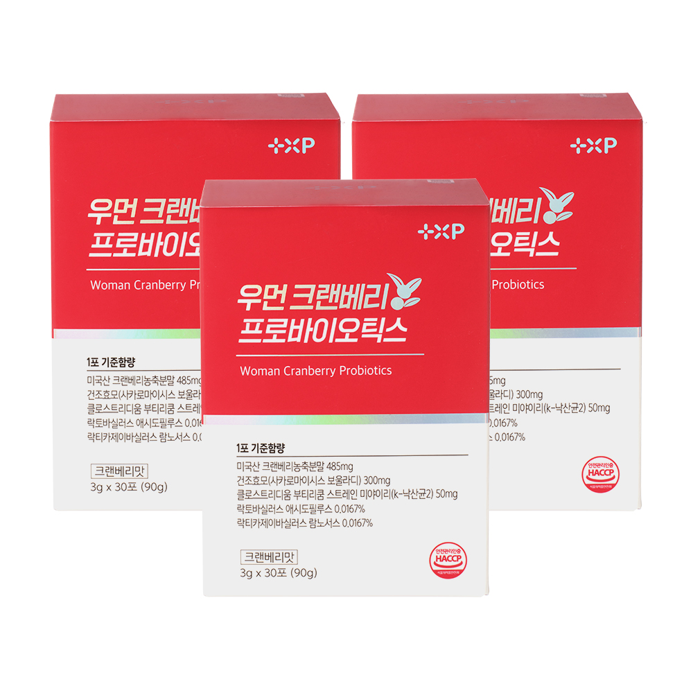 <b>우먼</b> 크랜베리 <b>프로바이오틱스</b> 약3개월분 <b>여성</b> 에 좋은 미국산 크렌베리 유산균 분말