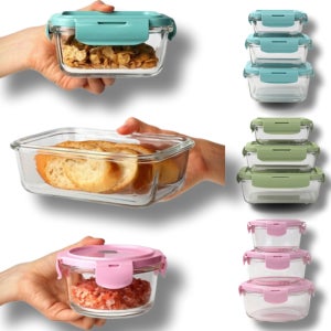 오븐락 숨쉬는 유리 밀폐 용기 반찬 그릇 전자렌지 밥소분용기 강한밀폐력 반찬통