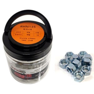 이노공구 육각너트 메탈 5/8인치 1통, HN135