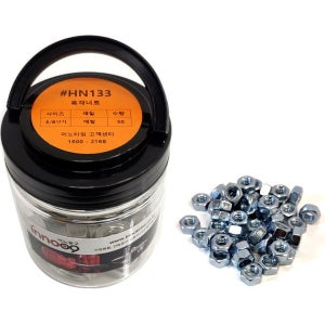 이노공구 육각너트 메탈 3/8인치 1통, HN133