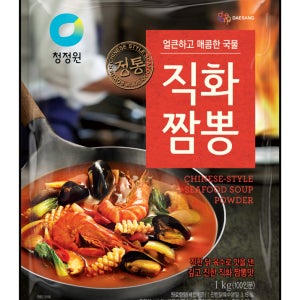 대상 청정원 정통 직화짬뽕 1kg 1box (10입)