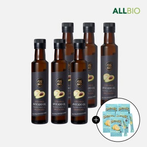 올바이오 엑스트라버진 아보카도 오일 250ml 6병 세트 냉압착 피토스테롤 올레산