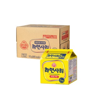 오뚜기 라면사리 봉지라면 110g 40봉 한박스