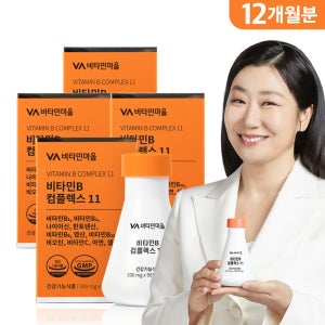 [12개월분] 비타민마을 11중 복합기능성 고함량 비타민B 컴플렉스 11 90정, 4개