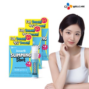 [슈퍼적립/총 18입] CJ 이너비 팻다운 슬리밍샷 5+1입 혈당 다이어트 체지방 탄수화물 컷 6개입, 3개