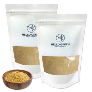 헬로우그린 겨자씨 가루 분말 천연 향신료 300g, 2개