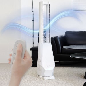 한경희 날개없는 타워형 무날개 선풍기 무팬 무엽 팬없는 공기청정 저소음 가정용