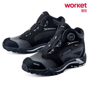 WORKET-174 워킷 6목 방수 안전화 천연소가죽 심파텍스 다이얼 작업화 발편한