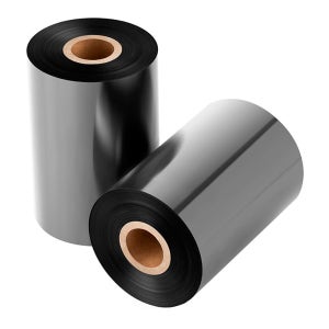 ITW B-128 왁스레진리본 80mm X 300m 바코드 라벨 프린터 먹지 WAX RESIN RIBBON