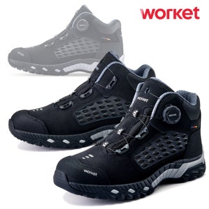 WORKET-215A 워킷 지벤 보아 다이얼 6목 안전화 가벼운 발편한 천연가죽