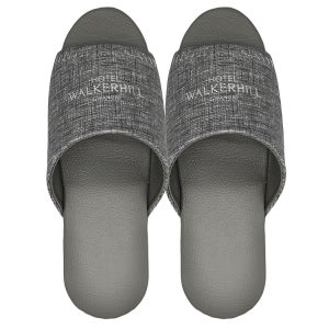 고급 호텔 객실화 실내화 판촉물 슬리퍼 그레이 일반형 레자 2중쿠션 국내제조