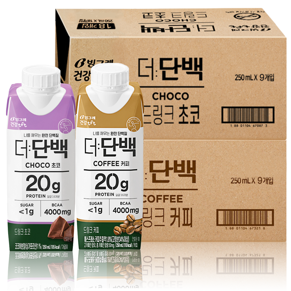 더 단백 드링크 초코 커피 각
