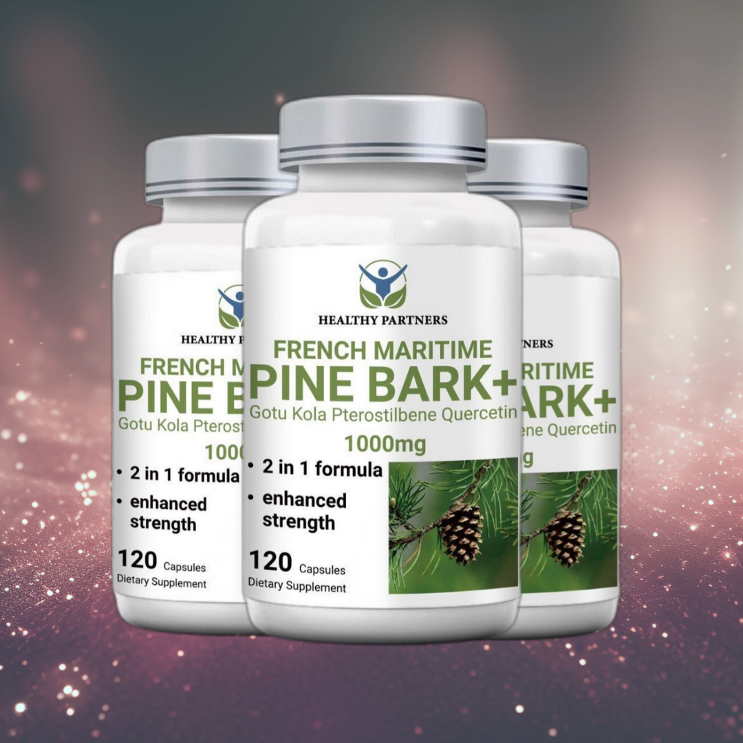 피크노제놀+고투콜라 프테로스틸벤 <b>퀘르세틴 1000mg</b> 120캡슐 3통 폴리페놀