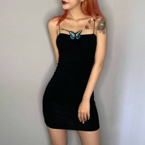 반짝이 나비 여름 나시원피스 클럽패션 워터밤 페스티벌